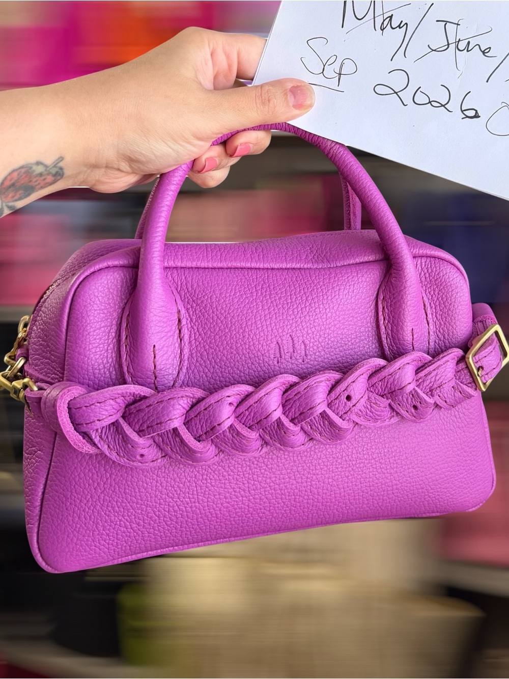 Portland Leather goods cattleya large grace Crossbody bag